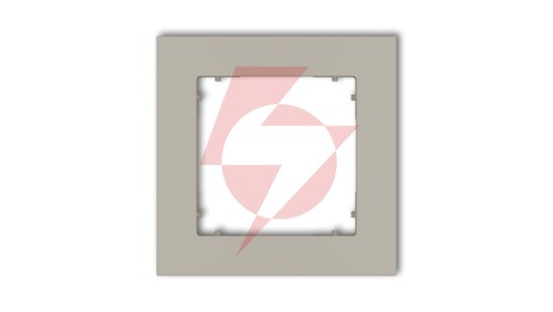 MINI Ramka uniwersalna pojedyncza kwadratowa z tworzywa taupe 60MR-1