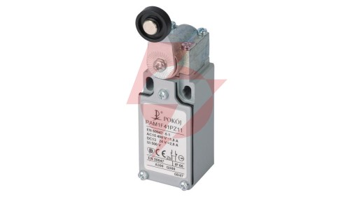 Wyłącznik krańcowy 1R 1Z migowy metal dźwignia z rolką z tworzywa Ø18 PAM1F41PZ11 A37-4670