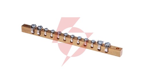 Zacisk ochronny 4x10mm2, 8x4mm2 mosiądz ZO-0004 A14-0250