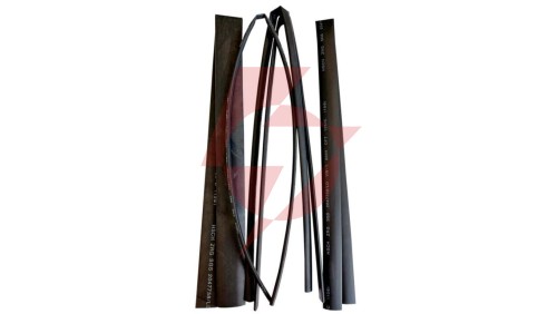 Zestaw rurek termokurczliwych, 3/5/8/10/15-50cm, czarne 08322 /5szt./