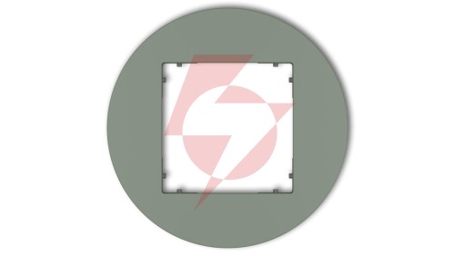 MINI Ramka uniwersalna pojedyncza okrągła z tworzywa szałwiowy 61MRTO-1
