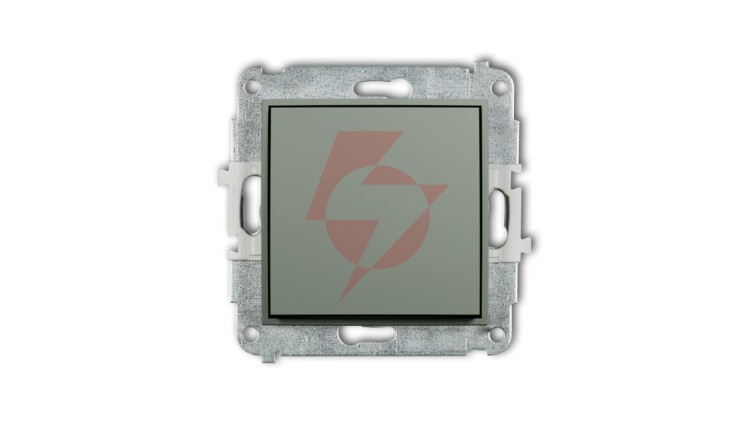MINI Mechanizm łącznika zwiernego, jednobiegunowego (jeden klawisz bez piktogramu) szałwiowy 61MWP-4.1