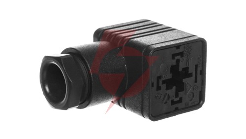 Złącze czujnika żeńskie kątowe 4-pinowe Pg11 DIN 43650 A IP65 XZCC43FCP40B
