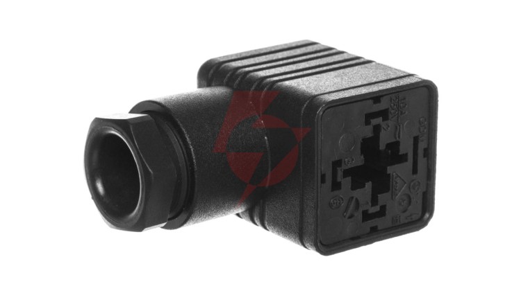 Złącze czujnika żeńskie kątowe 4-pinowe Pg11 DIN 43650 A IP65 XZCC43FCP40B