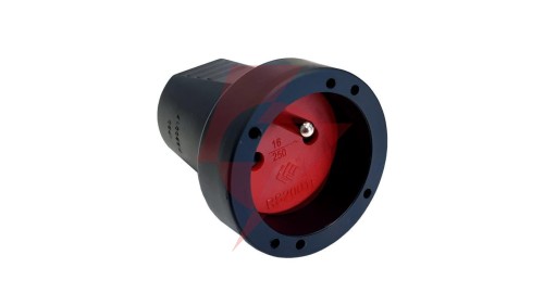 Gniazdo przenośne PCV IP20 250V~ 16 A czarne 12136