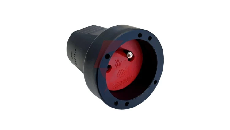 Gniazdo przenośne PCV IP20 250V~ 16 A czarne 12136