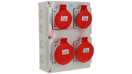 Rozdzielnica 2x5x32A 2x5x16A INA=32A IP54 SB-003005-S0040-54