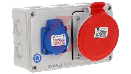 Rozdzielnica 5x32A 3x16A INA=32A IP54 SB-001705-S0020-54