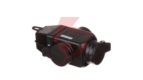 Rozgałęźnik na kabel potrójny z gumy IP44 3x16A 3500W - 3x gniazdo przedłużacza z klapką 24522