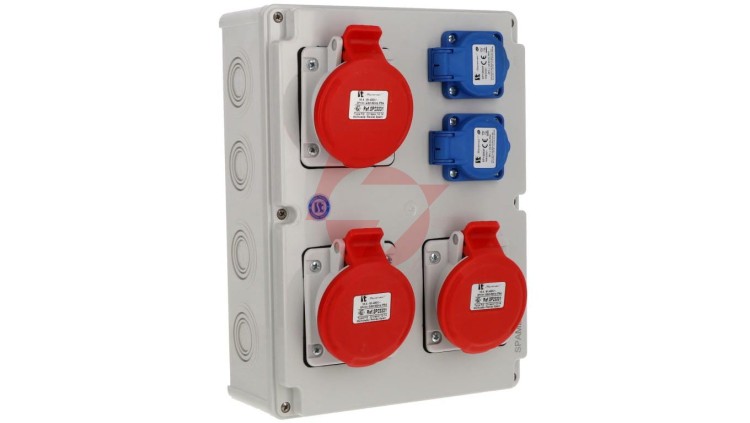 Rozdzielnica 3x5x16A 2x3x16A INA=16A IP54 SB-003005-S0020-54