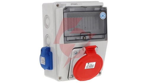 Rozdzielnica 5x32A 2x3x16A INA=32A IP54 SB-074605-S0060-54