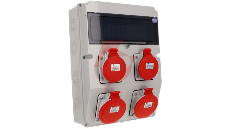 Rozdzielnica 2x5x32A 2x5x16A INA=32A IP54 SB-129206-S0030-54