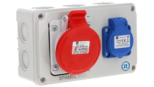 Rozdzielnica 5x16A 3x16A INA=16A IP54 SB-001705-S0010-54