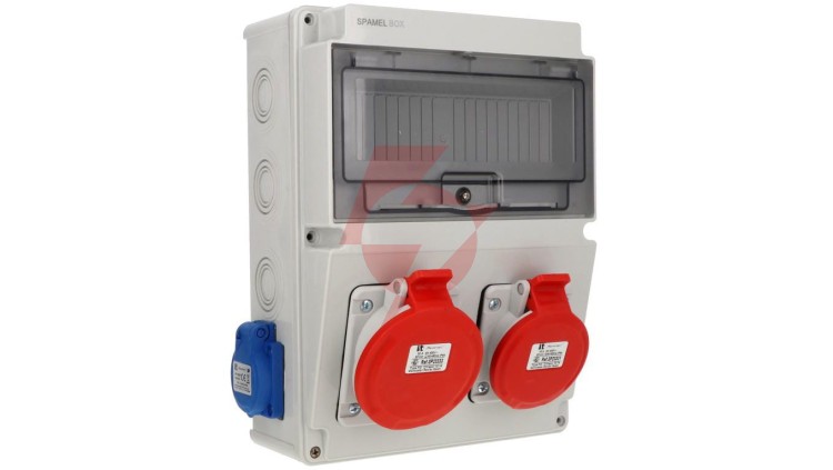 Rozdzielnica 5x32A 5x16A 2x3x16A INA=32A IP54 SB-103505-S0060-54
