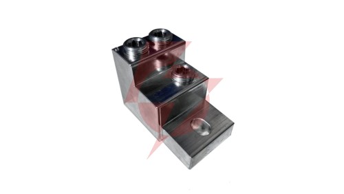 OTH301-3 Zacisk aparatowy uniwersalny, z jednym otworem montażowym 3xAl/Cu 70-300 mm², 1250A, 1000V, MAC3301A14