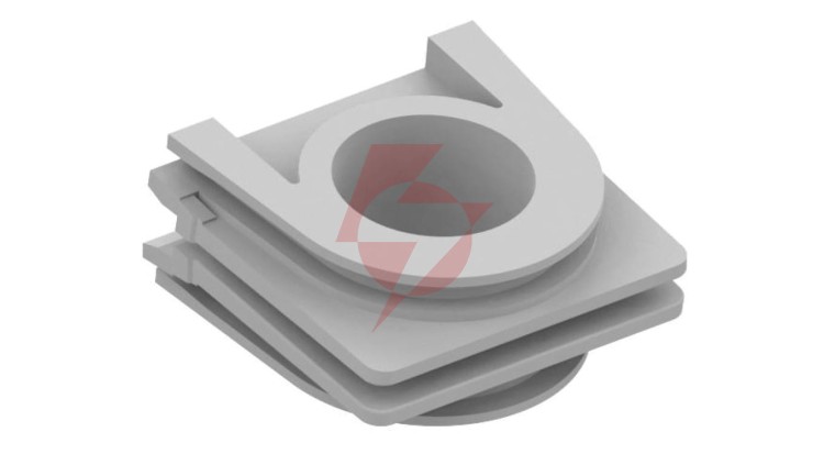 AQUANT 2K adapter do pionowego łączenia gniazd i łączników IP55 szary 5080-10
