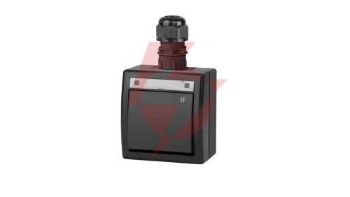 AQUANT 2K łącznik natynkowy krzyżowy IP65 antracytowy 5006-67