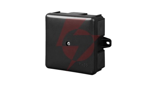 Puszka hermetyczna n/t 86x86x39mm pusta IP55 czarna 0226-19