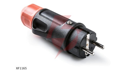 Wtyczka RED WT1 z dławikiem IP54 2P+Z 16A/250V czarny XF1165