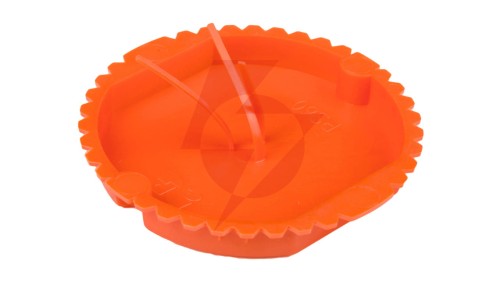 Zaślepka puszki, pokrywa sygnalizacyjna 60mm okrągła ceglasta PK-60 0202-02 /100szt/