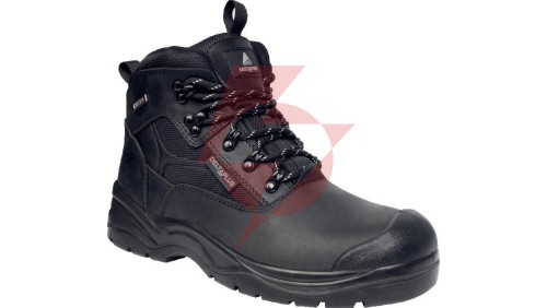 Trzewiki z pełnej skóry licowej, kolor Czarny, rozmiar: 45, SAMY3S7NO45