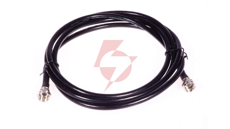 Przewód antenowy satelitarny F 1,8m czarny LIBOX LB0070