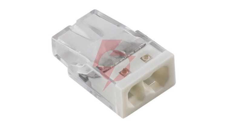 Szybkozłączka 2x 2,5mm2 biała E.4180T /100szt./
