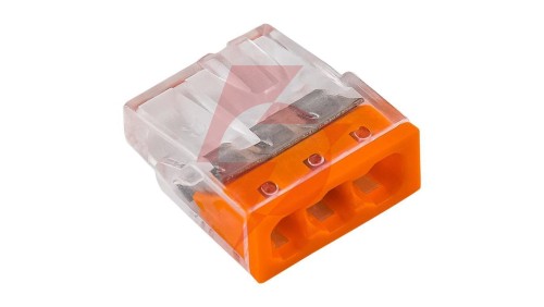 Szybkozłączka 3x 2,5mm2 pomarańczowa E.4181T /100szt./
