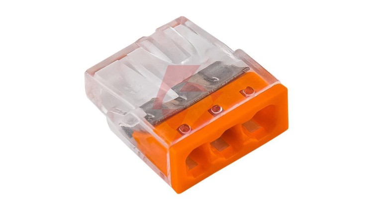 Szybkozłączka 3x 2,5mm2 pomarańczowa E.4181T /100szt./