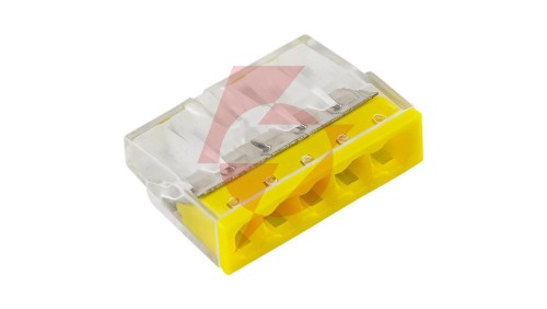 Szybkozłączka 5x 2,5mm2 żółta E.4183T /100szt./