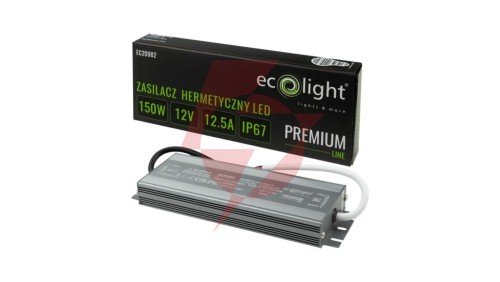 Zasilacz hermetyczny PREMIUM 150W 12V
