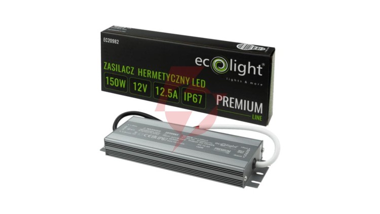Zasilacz hermetyczny PREMIUM 150W 12V