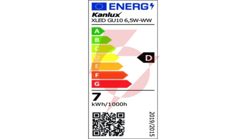 Żarówka LED GU10 XLED GU10 6,5W-WW 880lm 3000K barwa ciepła 3 lata Gwarancji 38413