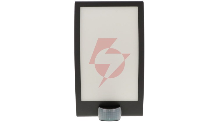 Oprawa elewacyjna z czujnikiem ruchu i zmierzchu Steinel L 22 S PIR max. 60W E27 IP44 IK03 230V antracyt / nierdzewna ST035709