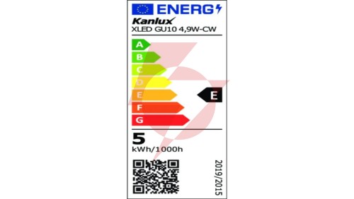 Żarówka LED GU10 XLED GU10 4,9W-CW 550lm 6500K barwa zimna 3 lata Gwarancji 38412