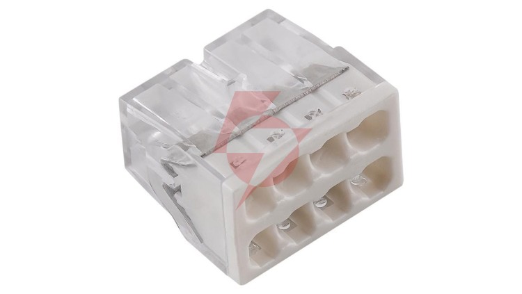 Szybkozłączka 8x 2,5mm2 biała E.4184T /50szt./