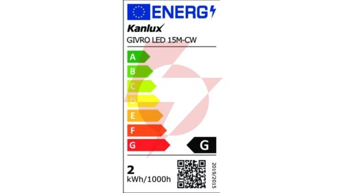 Wąż świetlny GIVRO LED 30M-WW 2W/M 110lm/m 3000K IP65 rolka 30mb Odporność UV zasilanie przelotowe 38573