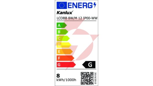 Taśma LED 12V LCOBB 8W/M 12 IP00-NW 760lm/m 3000K Ra90 rolka 25mb 3 lata Gwarancji 38435