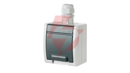 AQUANT Gniazdo hermetyczne pojedyncze IP65 1244-65