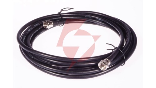 Przewód antenowy satelitarny F 3m czarny LB0071 LIBOX