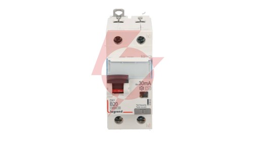 Wyłącznik różnicowo-nadprądowy 2P 20A B 0,03A typ AC P312 DX3 410922