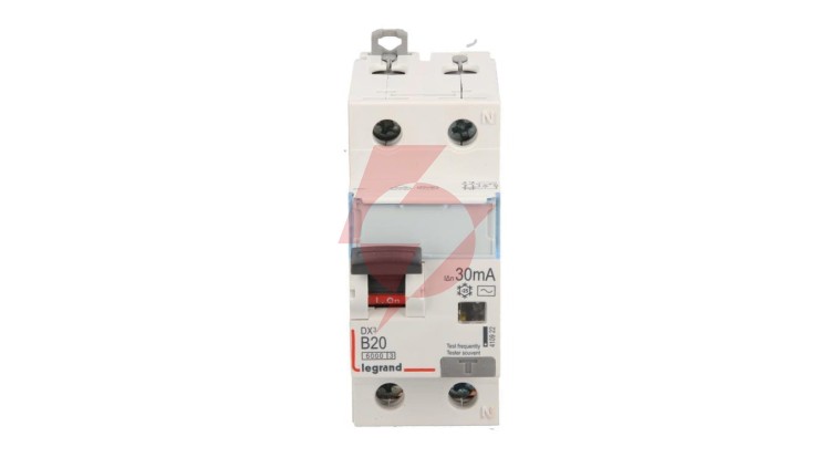 Wyłącznik różnicowo-nadprądowy 2P 20A B 0,03A typ AC P312 DX3 410922