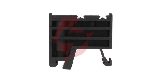 Trzymacz blokada końcowa na szynę TS/TH35 KU-1/35 czarny A44-1203