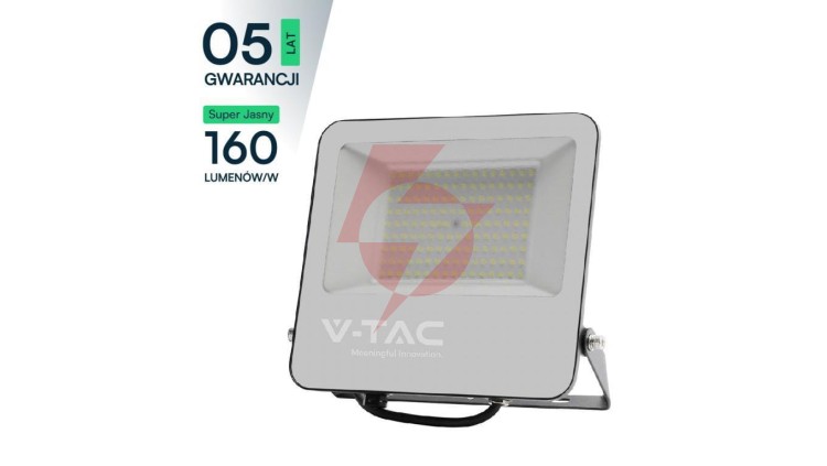 Projektor LED 200W 32000lm 4000K 160LM/W IP65 Czarny 5 Lat Gwarancji 23696