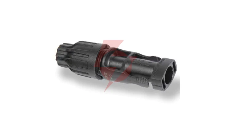 Złącze fotowoltaiczne MC4 4-6mm2 męskie QUICK IP68, 1500VDC (rozwiązanie beznarzędziowe) MAP1006Q40