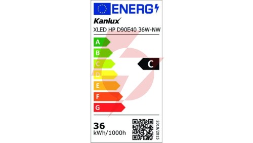 Żarówka uliczna LED E40 XLED HP D90E40 36W-NW 6000lm 4000K barwa neutralna IP65 PF0,9 3lata Gwar. 37348