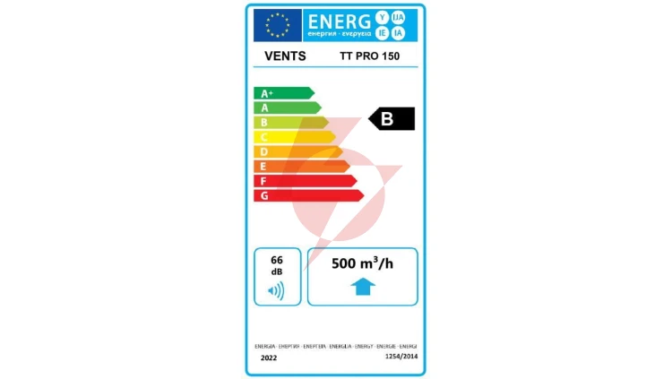 Wentylator kanałowy o przepływie mieszanym fi 150 mm, 565 m3/h, 230 V TTPRO150