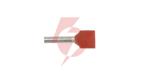 Końcówka tulejkowa izolowana HI 2X1,5/12 E08KH-02020101401 (500szt.)