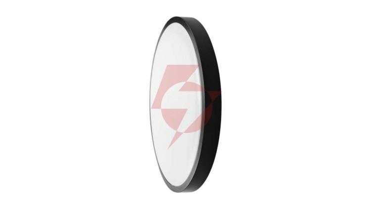Plafoniera LED 36W 3820lm 4000K Dioda SAMSUNG IP44 Okrągła fi350 Mleczny Czarna Ramka 5 Lat Gwarancji 76401-24