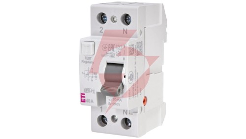 Wyłącznik różnicowoprądowy 2P 40A 0,03A typ A 6kA EFI6-P2 A 40/0.03 002061262